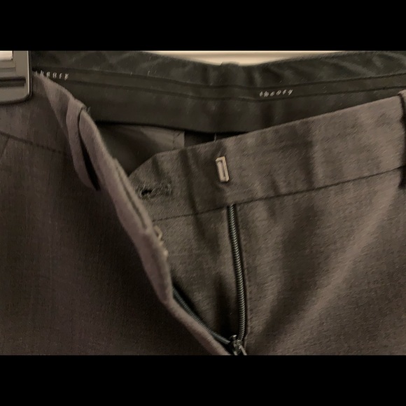 Theory DARK GREY women’s work dress pants Emery 2 - Picture 6 of 8